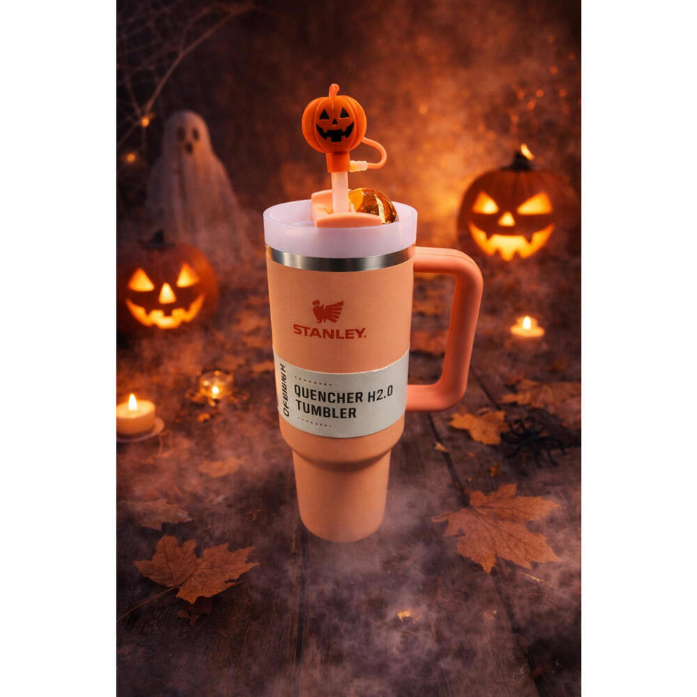 ⚠️⚠️STANLEY 40OZ THE QUENCHER H2.0 FLOW-STATE NECTARINE WITH TOPPER BRAND NEW!!